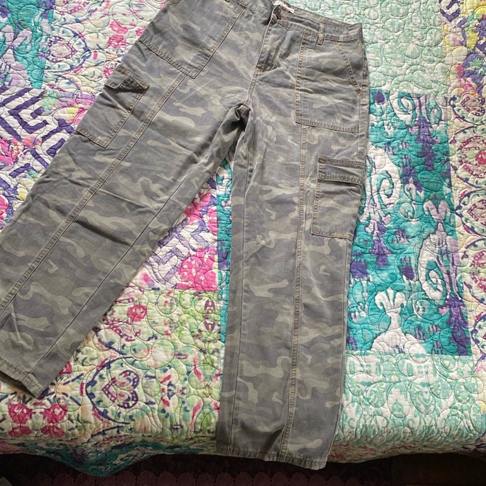 Camouflage cargo pants